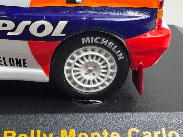 1:43 ixo RAC070 Lancia Delta Integrale 16V Monte Carlo Rally 1993 #1 C. Sainz L. Moya model car