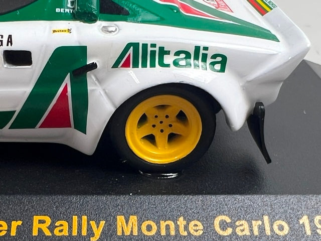 1:43 ixo RAC080 Lancia Stratos Monte Carlo Rally 1976 #10 S. Munari S. Maiga model car