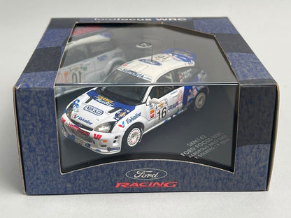 1:43 VITESSE SKM142 Ford Focus WRC ACROPOLIS Rally 2000 #16 P. Solberg P. Mills model car
