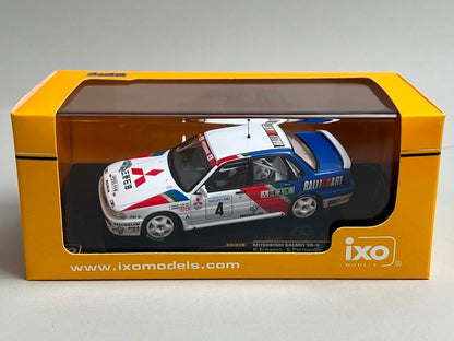 1:43 ixo KBI030 Mitsubishi Galant VR-4 Swedish Rally 1991 #4 K. Ericsson S. Permander model car