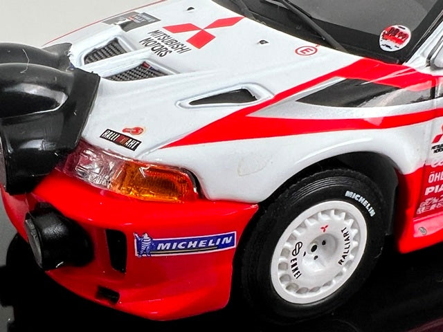 1:43 ixo KBI064 Mitsubishi Carisma GT GB Rally 1998 #2 R. Burns R. Reid model car