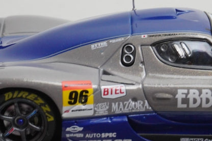 1:43 EBBRO 43810 Nova BeMac 350R Super GT300 2006 #96 Grey Blue model car