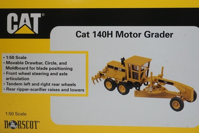 1:50 NORSCOT 55030 Caterpillar CAT 140H Motor Grader model car