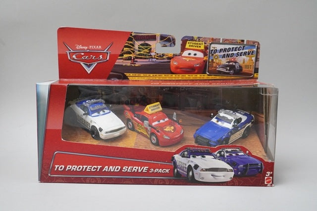 Mattel CHC59 Cars To Protect and Serve Driving School Set of 3 model car