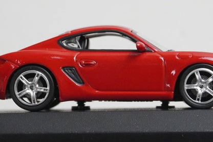 1:64 MINICHAMPS 640065620 Porsche Cayman Red model car