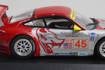 1:64 MINICHAMPS 640076445 Porsche 911 GT3 RSR Sebring 2007 #45 model car