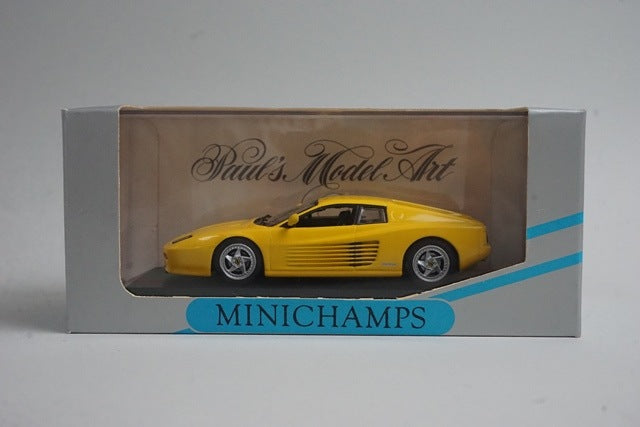 1:43 MINICHAMPS 430074121 Ferrari 512M 1994 Yellow model car