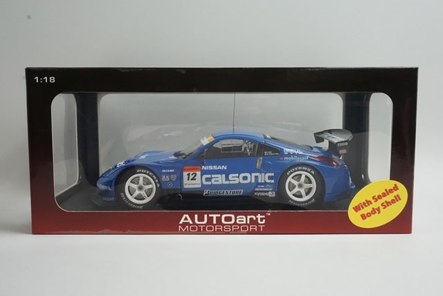 1:18 AUTOart 38511 Nissan Fairlady Z Super GT Calsonic Impul 2005 #12 model car