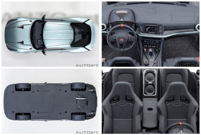 77512 AUTOart 1:18 Nissan GT-R50 by ITALDESIGN Metallic Green Black model car