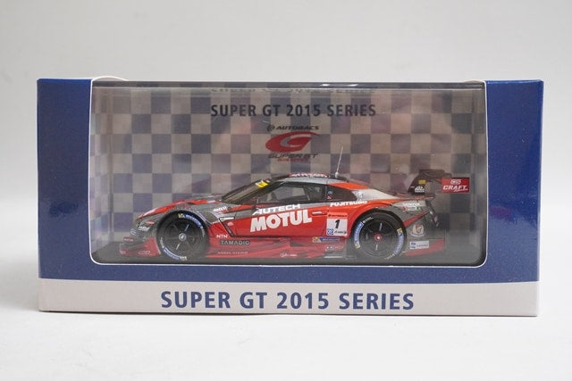 1:43 EBBRO 45277 Nissan Motul Autech GT-R Super GT500 2015 Rd.4 Fuji #1 model car