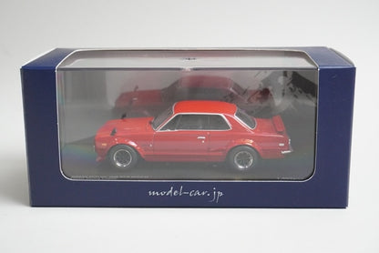 1:43 KYOSHO 03026DR BrandNumber Custom Nissan Skyline 2000 GT-R KPGC10 Red model car