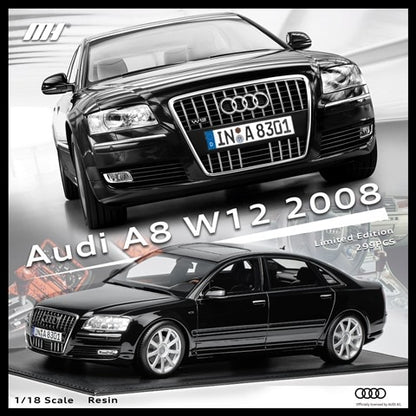 [ Pre-order ] MH030BK MOTORHELIX 1:18 Audi A8 W12 2008 Brilliant Black