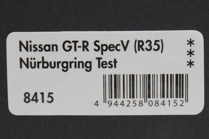 1:43 HPI 8415 Nissan GT-R SpecV Nurburgring Test model car