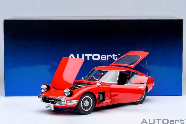 79547 AUTOart 1:18 Toyota 2000GT 1967 red model car