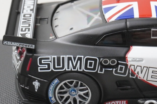 1:43 EBBRO 44383 Nissan GT-R GT1 Sumo Power GT 2010 #23 White Black model car