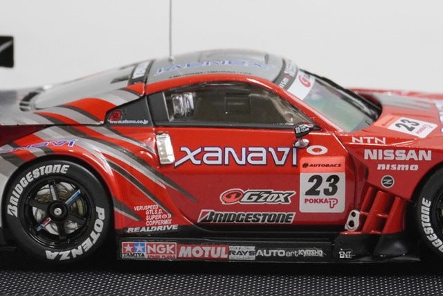 1:43 EBBRO 43829 Nissan Xanavi Nismo Z Super GT 1000km Suzuka 2006 #23 model car