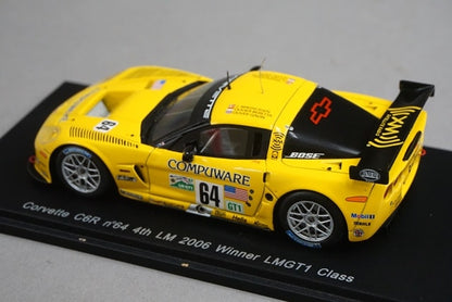 1:43 Spark S0174 Corvette C6R 4th LMGT1 Class Le Mans 2006 #64 model car