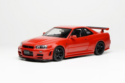 M83411 MOTORHELIX 1:18 Nissan SKYLINE GT-R R34 CUSTOMIZED VERSION ACTIVE RED model car
