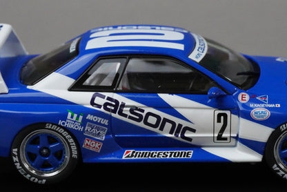 1:43 EBBRO 44646 Nissan Calsonic Skyline GT-R Rd.4 Fuji Champion 1993 #2 model car