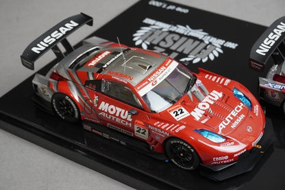 1:43 EBBRO KWAM122001 Dealer Nissan 07 Nismo GT500 Z Fuji 1-2 FINISH! Set of 2 #23 #22 model car