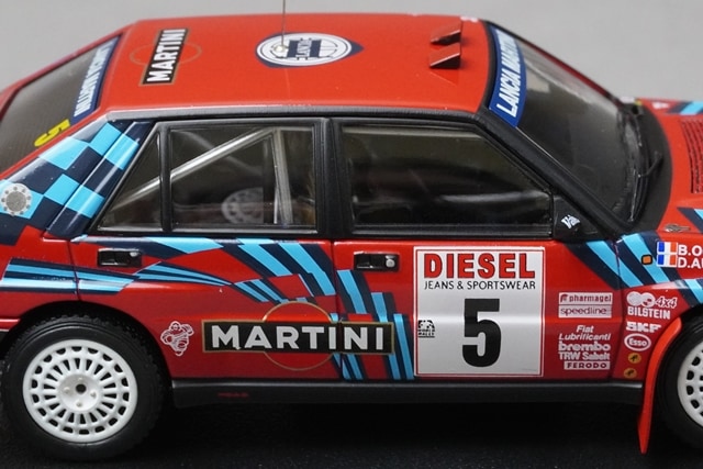 1:43 HPI 8292 Mirage Lancia Delta HF Integrale 16V Sanremo 1989 #5 model car