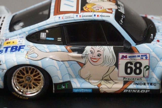 1:43 SPARK S4448 Porsche GT2 Le Mans 1998 #68 model car