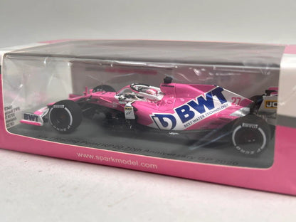 1:43 Spark S6478 BWT Racing Point RP20 70th Anniversary GP 2020 #27 N. Hulkenberg model car