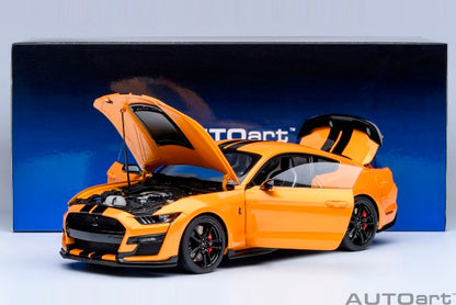[ Pre-order ] 73099 AUTOart 1:18 Ford Mustang Shelby GT500 (Orange with Black Stripes)