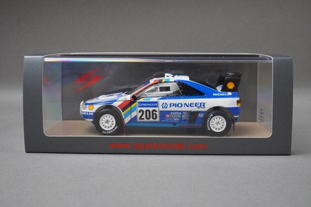 1:43 SPARK S5617 Peugeot 405 T16 Gran Raid Paris-Dakar 1989 #206 model car