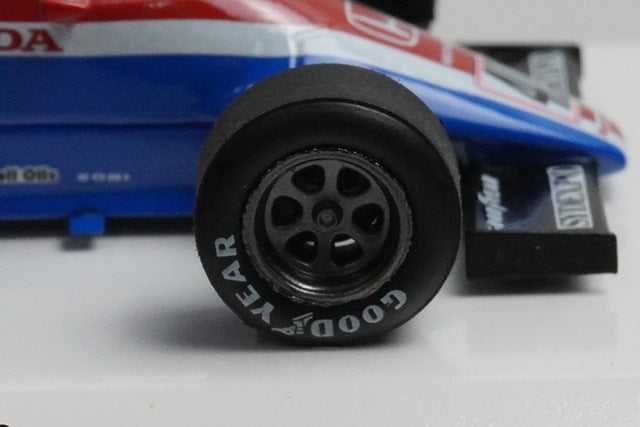 1:43 Rave R70253 Spirit Honda 201C Dutch GP 1983 #40 S. Johansson model car