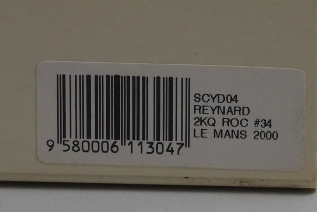 1:43 Spark SCYD04 Reynard 2KQ ROC Le Mans 2000 #34 model car