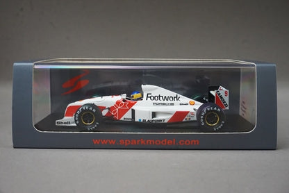 1:43 SPARK S3980 Footwork FA12 Monaco GP 1991 #9 M. Alboreto model car