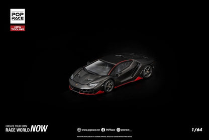 [ Pre-order ] PR640436 POP RACE 1:64 Lamborghini Centenario CARBON RED