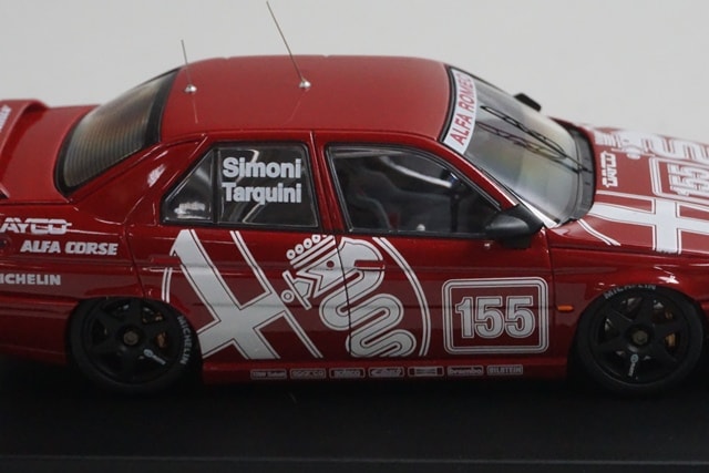 1:43 HPI 8126 Alfa Romeo 155 TS Silverstone BTCC Presentation 1994 #155
