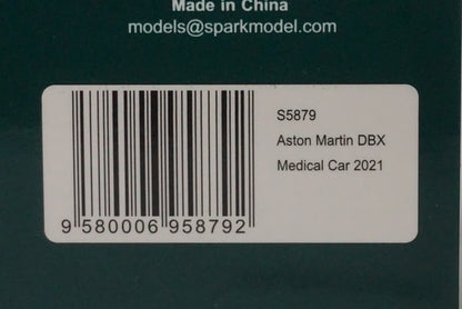 1:43 Spark S5879 Aston Martin DBX Medical Car 2021
