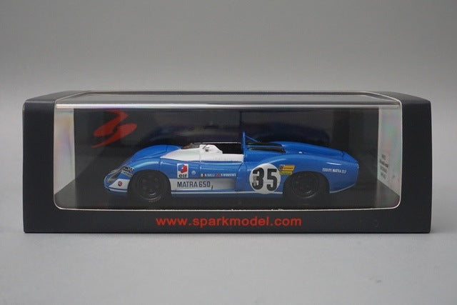1:43 Spark S3549 Matra Simca MS 630/650 Le Mans 24H 4th 1969 #35 N.Galli / R.Widdows
