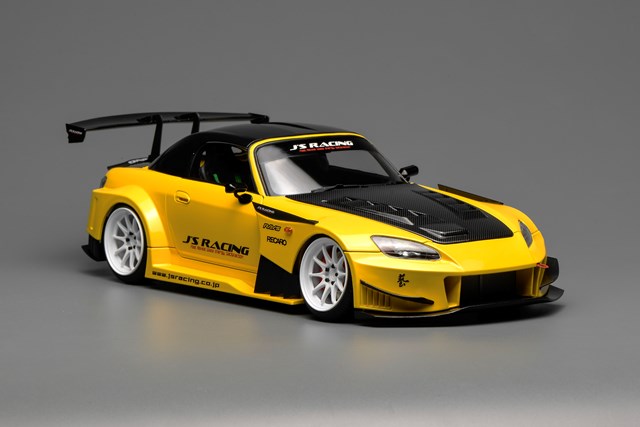 [ Pre-order ] M85120 MOTORHELIX 1:18 Honda S2000 J's Racing New Indy Yellow Pearl