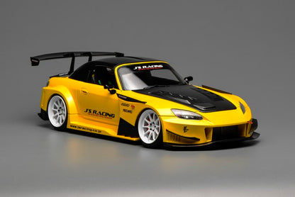 [ Pre-order ] M85120 MOTORHELIX 1:18 Honda S2000 J's Racing New Indy Yellow Pearl