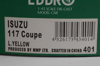 1:43 EBBRO 43401 Isuzu 117 Coupe Light Yellow