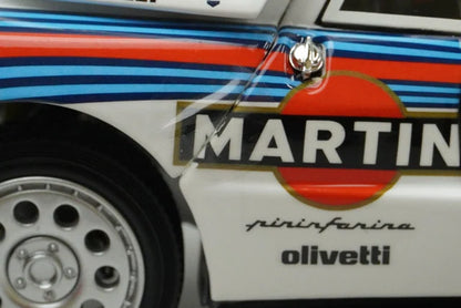 1:18 KYOSHO 08306J Lancia Rally 037 Safari 1985 #8 Martini