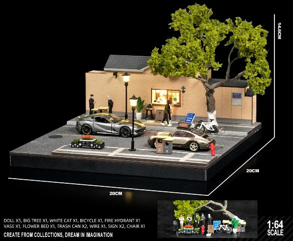 SCJ82051-A 収蔵家 Diorama 1:64 Nanjing, Yihe Road No. 12, Famous Cafe in Nanjing