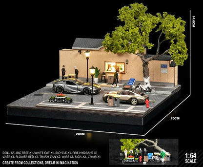 SCJ82051-A 収蔵家 Diorama 1:64 Nanjing, Yihe Road No. 12, Famous Cafe in Nanjing