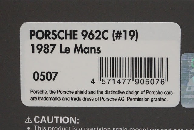1:43 ignition model IG0507 Porsche 962C Le Mans 1987 #19