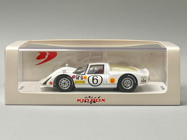 1:43 Spark SKB43026 Kidbox Custom Porsche Carrera 6 (906-120) Japanese GP 1967 #6 Shintaro Taki