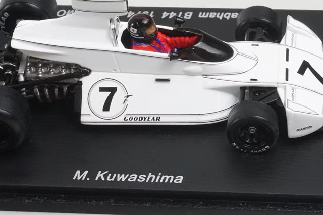 1:43 Spark CAR-SPK-BT44 Brabham BT44 Fuji Demo Run 1974 Masami Kuwajima PLANEX Special Package