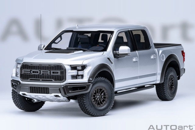72950 AUTOart Ford F-150 Raptor SuperCrew 2019 Metallic Silver