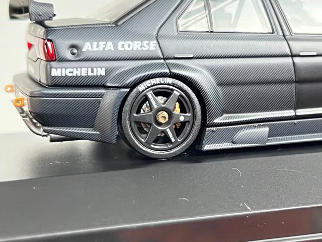 1:43 HPI 8046 Miyazawa Model Custom Alfa Romeo 155V6 TI Black