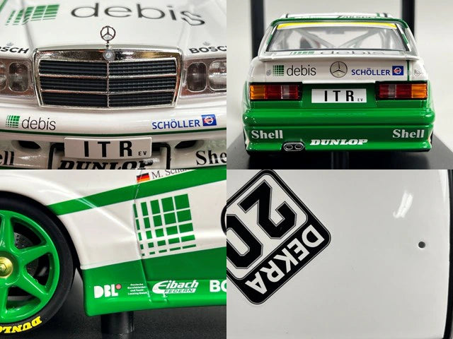 1:18 MINICHAMPS 155913620 Mercedes-Benz 190E 2.5-16 Team Zack Speed DTM 1991 #20 M. Schumacher