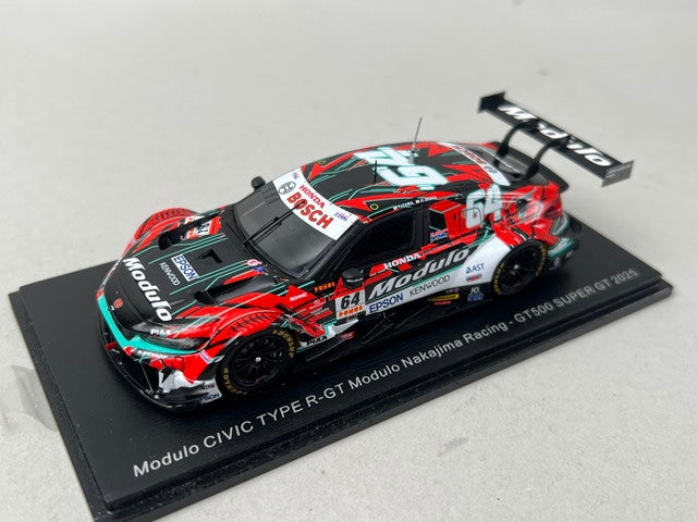 1:43 Spark 43SGT25064 Honda Modulo Civic CIVIC TYPE R-GT Modulo Nakajima Racing #64 GT500 SUPER GT 2025 Takuya Izawa - Riki Okusa