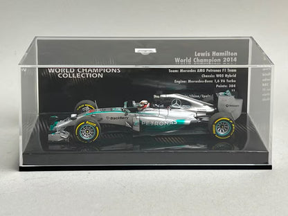1:43 MINICHAMPS 436140044 Mercedes AMG Petronas F1 Team W05 L. Hamilton 2014 World Champion #44
